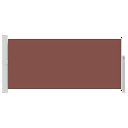 45358 vidaXL Retractable Side Awning 140 x 300 cm Brown