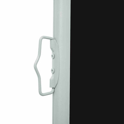 vidaXL Retractable Side Awning 117x314 cm Black