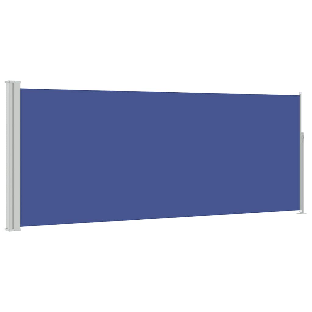 45361 vidaXL Retractable Side Awning 120 x 300 cm Blue