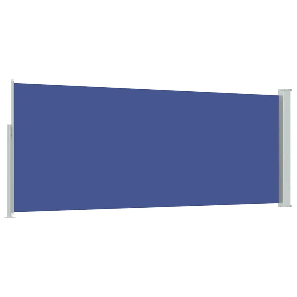 vidaXL Retractable Side Awning 120 x 300 cm Blue