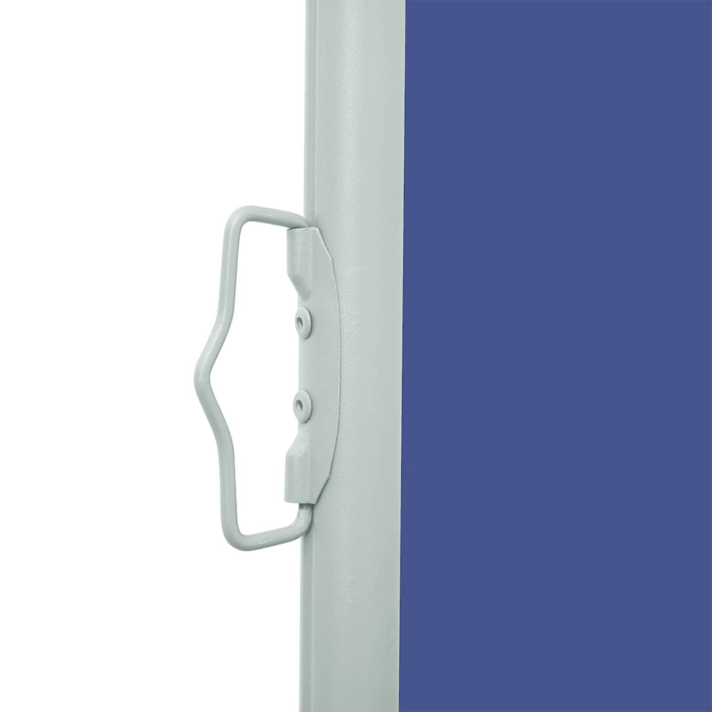 vidaXL Retractable Side Awning 117x314 cm Blue
