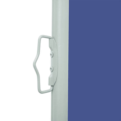 vidaXL Retractable Side Awning 117x314 cm Blue