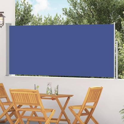 45361 vidaXL Retractable Side Awning 120 x 300 cm Blue