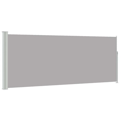vidaXL Retractable Side Awning 117x314 cm Grey
