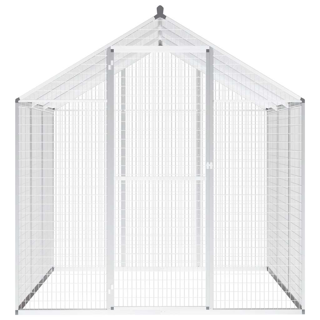 vidaXL Outdoor Aviary Aluminium 183x178x194 cm