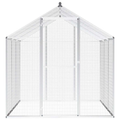 vidaXL Outdoor Aviary Aluminium 183x178x194 cm