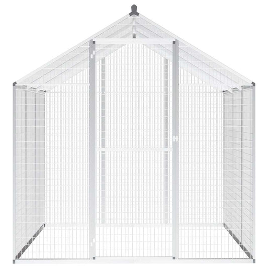 vidaXL Outdoor Aviary Aluminium 183x178x194 cm