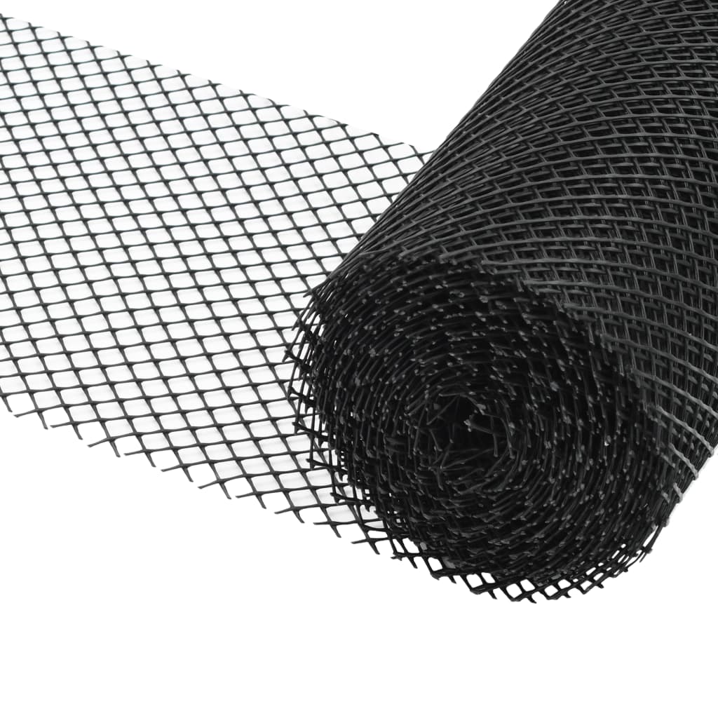 vidaXL 4 Piece Gutter Mesh with Clips HDPE 1.08 ㎡