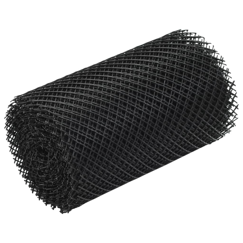 vidaXL 4 Piece Gutter Mesh with Clips HDPE 1.08 ㎡