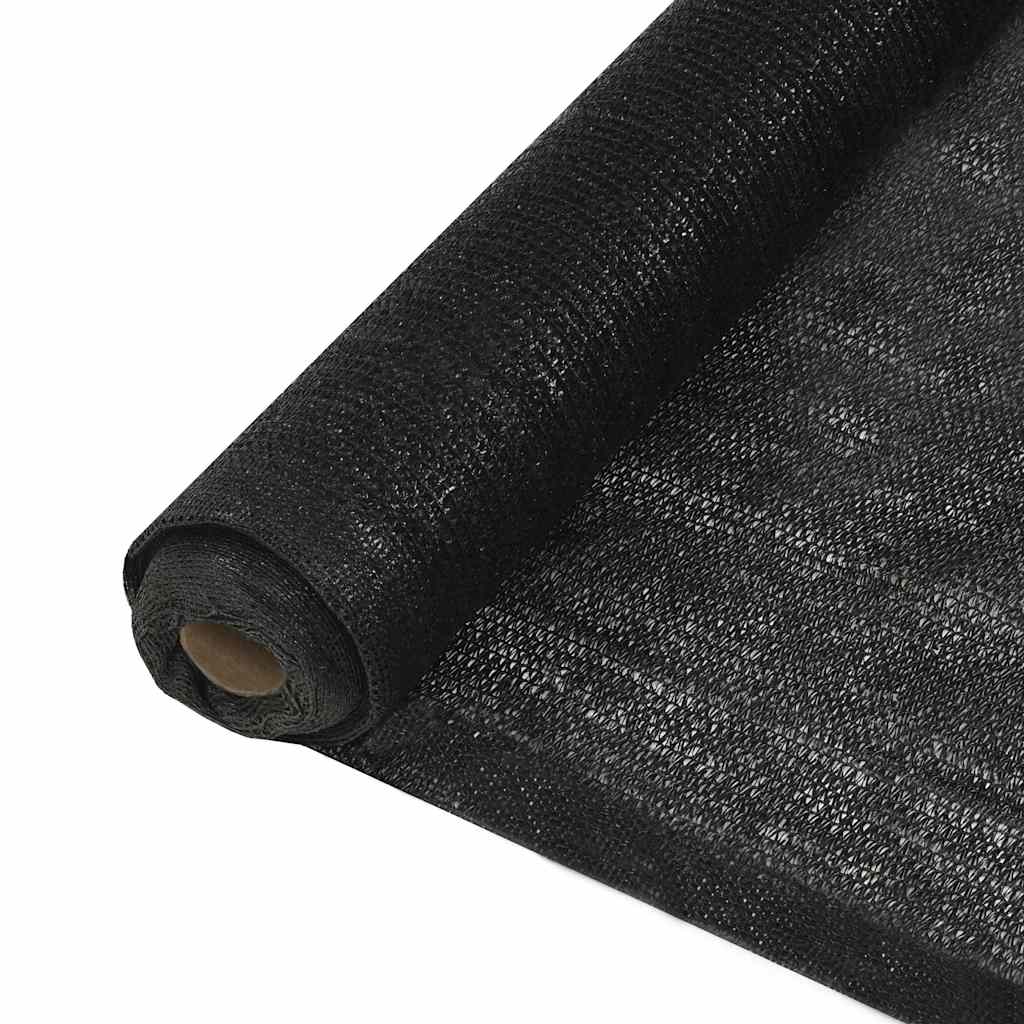 vidaXL Privacy Net HDPE 1,5x10 m Black