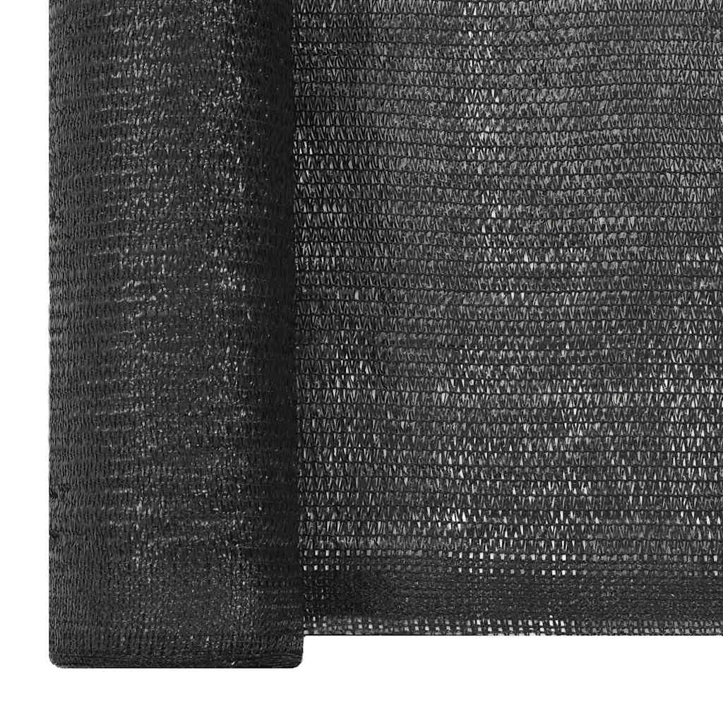 vidaXL Privacy Net HDPE 1,5x10 m Black