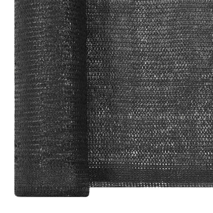 vidaXL Privacy Net HDPE 1,5x10 m Black