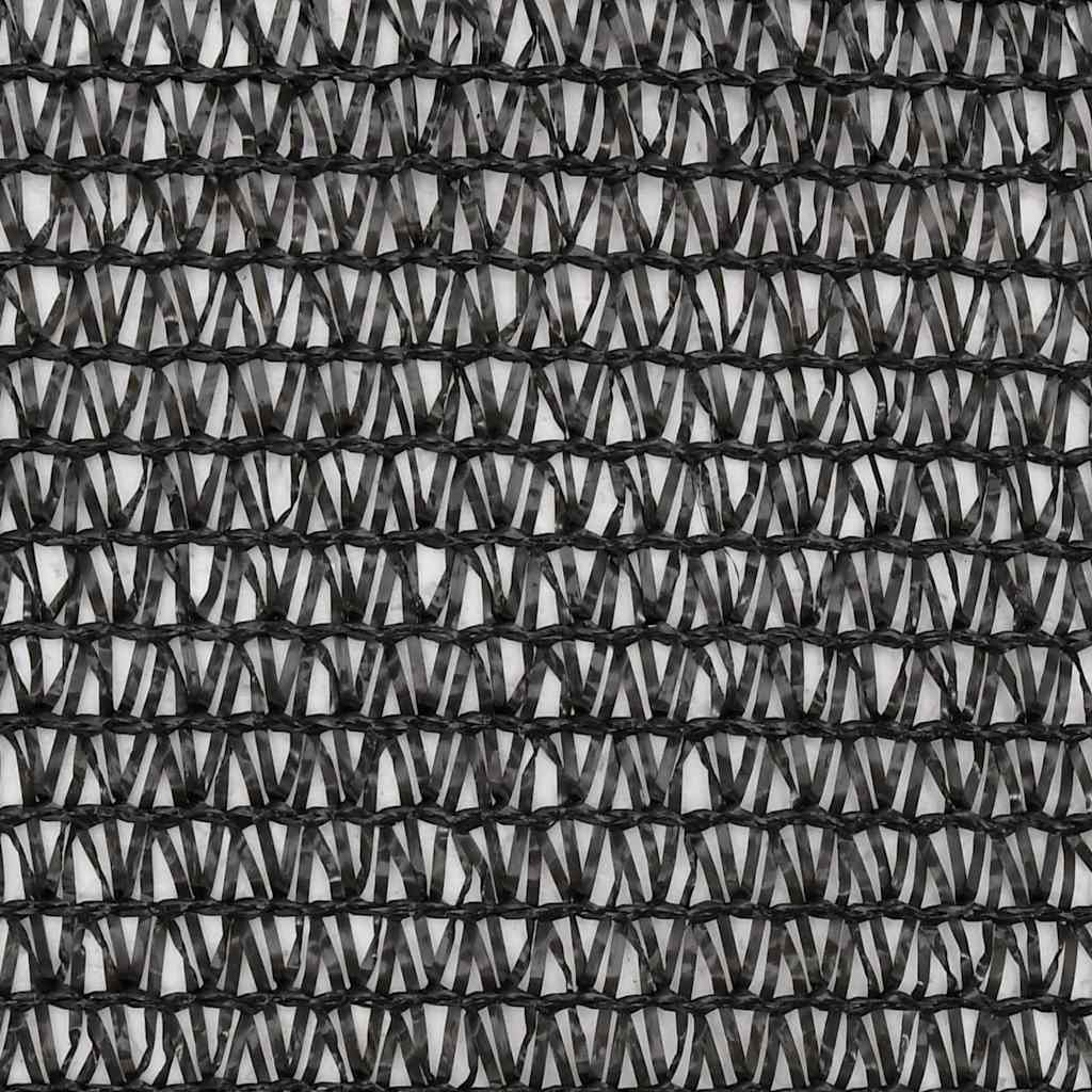 vidaXL Privacy Net HDPE 1,5x10 m Black