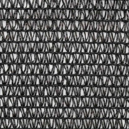vidaXL Privacy Net HDPE 1,5x10 m Black