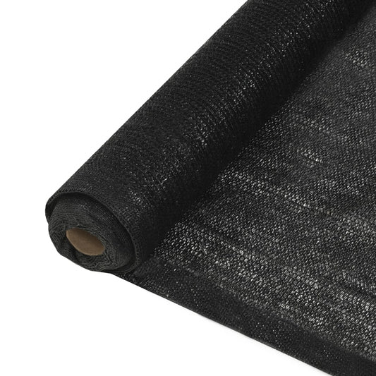 vidaXL Privacy Net HDPE 1,5x25 m Black