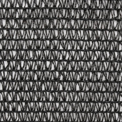 vidaXL Privacy Net HDPE 2x10 m Black