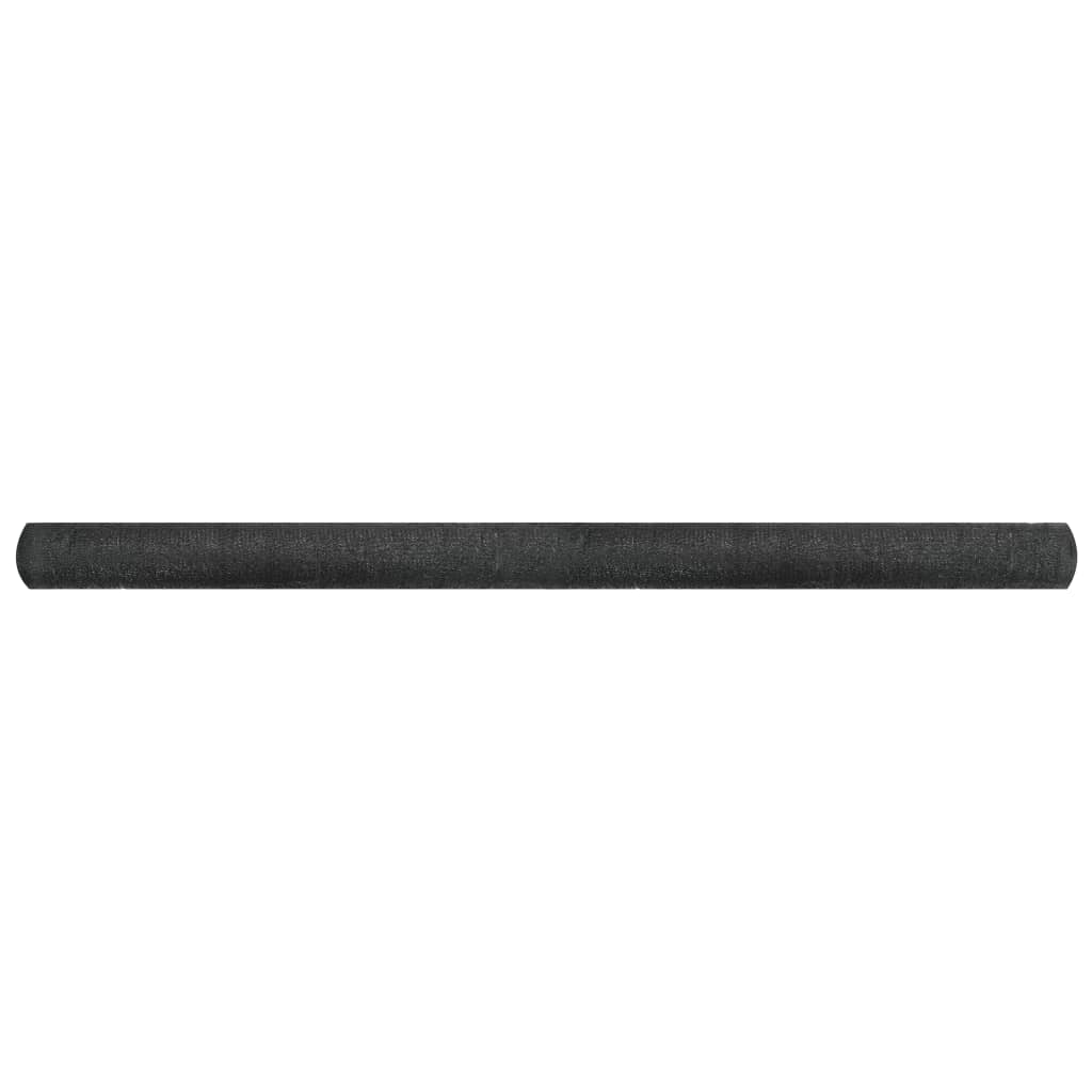 vidaXL Privacy Net HDPE 2x25 m Black