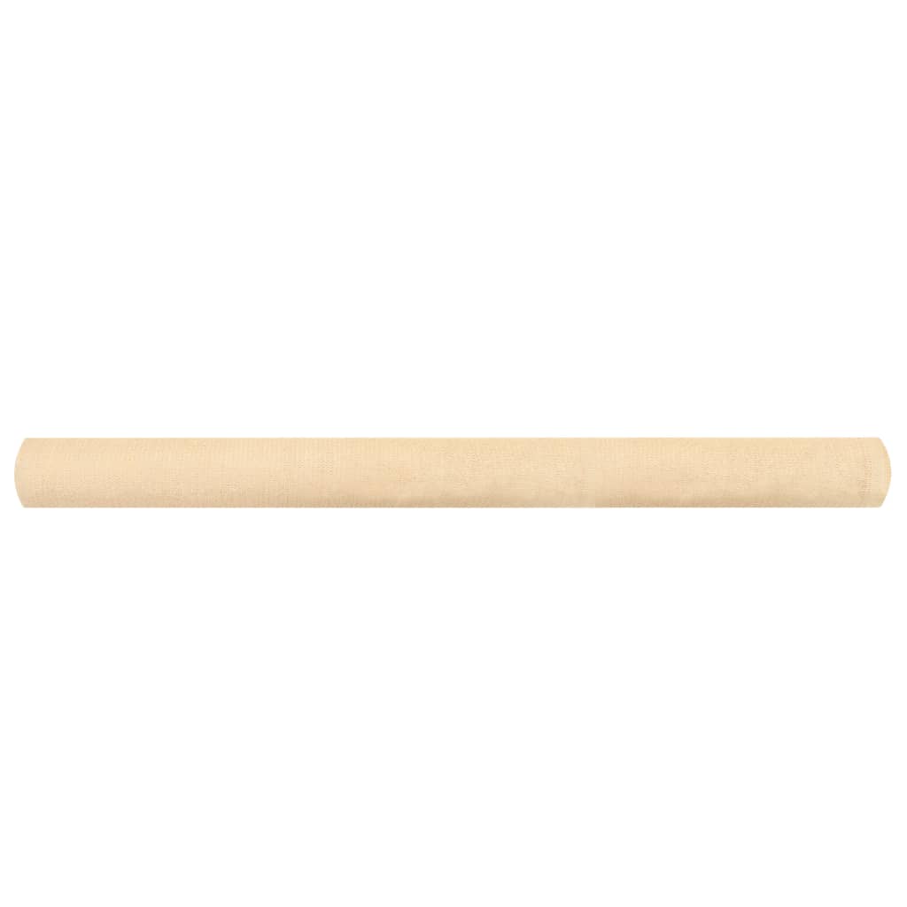 vidaXL Privacy Net HDPE 1.5x25 m Beige