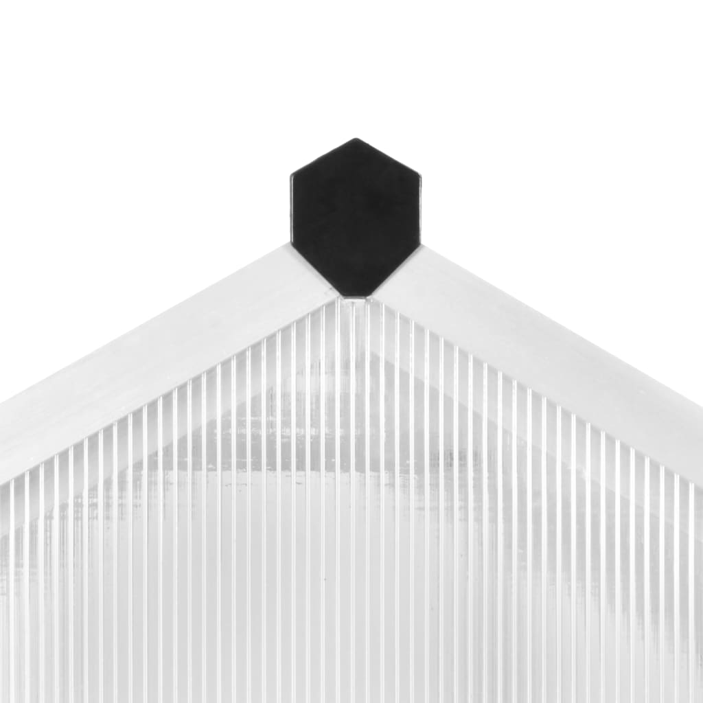 vidaXL Greenhouse Aluminium 302x190x195 cm 11,19 m³