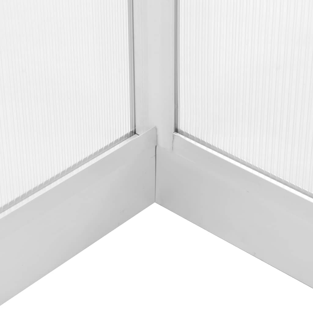 vidaXL Greenhouse Aluminium 362x190x195 cm 13,41 m³