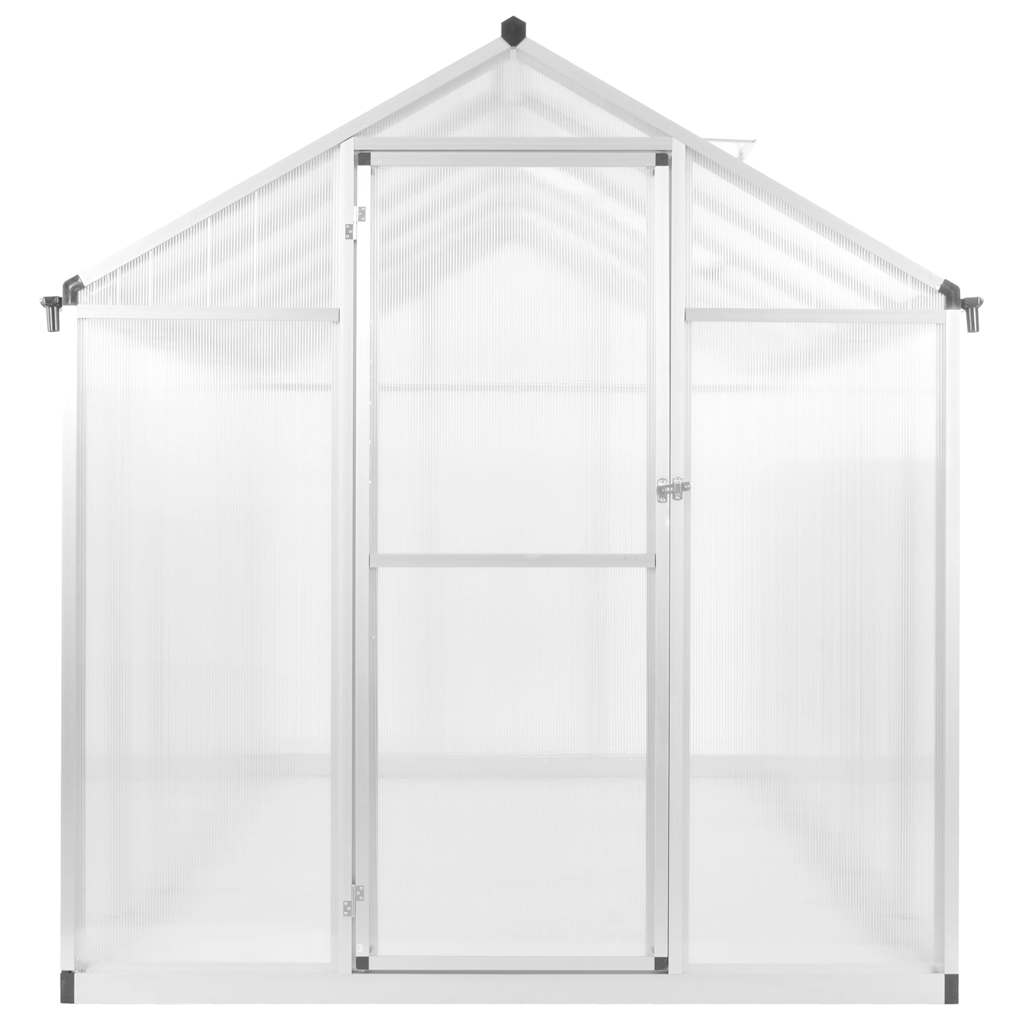 vidaXL Greenhouse Aluminium 421x190x195 cm 15.6 m³