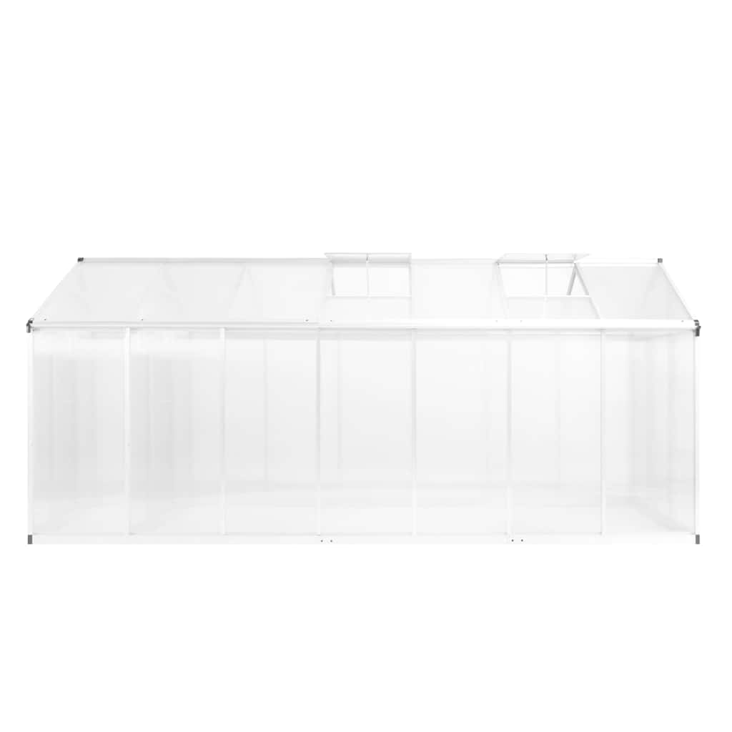 vidaXL Greenhouse Aluminium 421x190x195 cm 15.6 m³