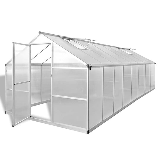 vidaXL Greenhouse Aluminium 481x250x195 cm 23,44 m³
