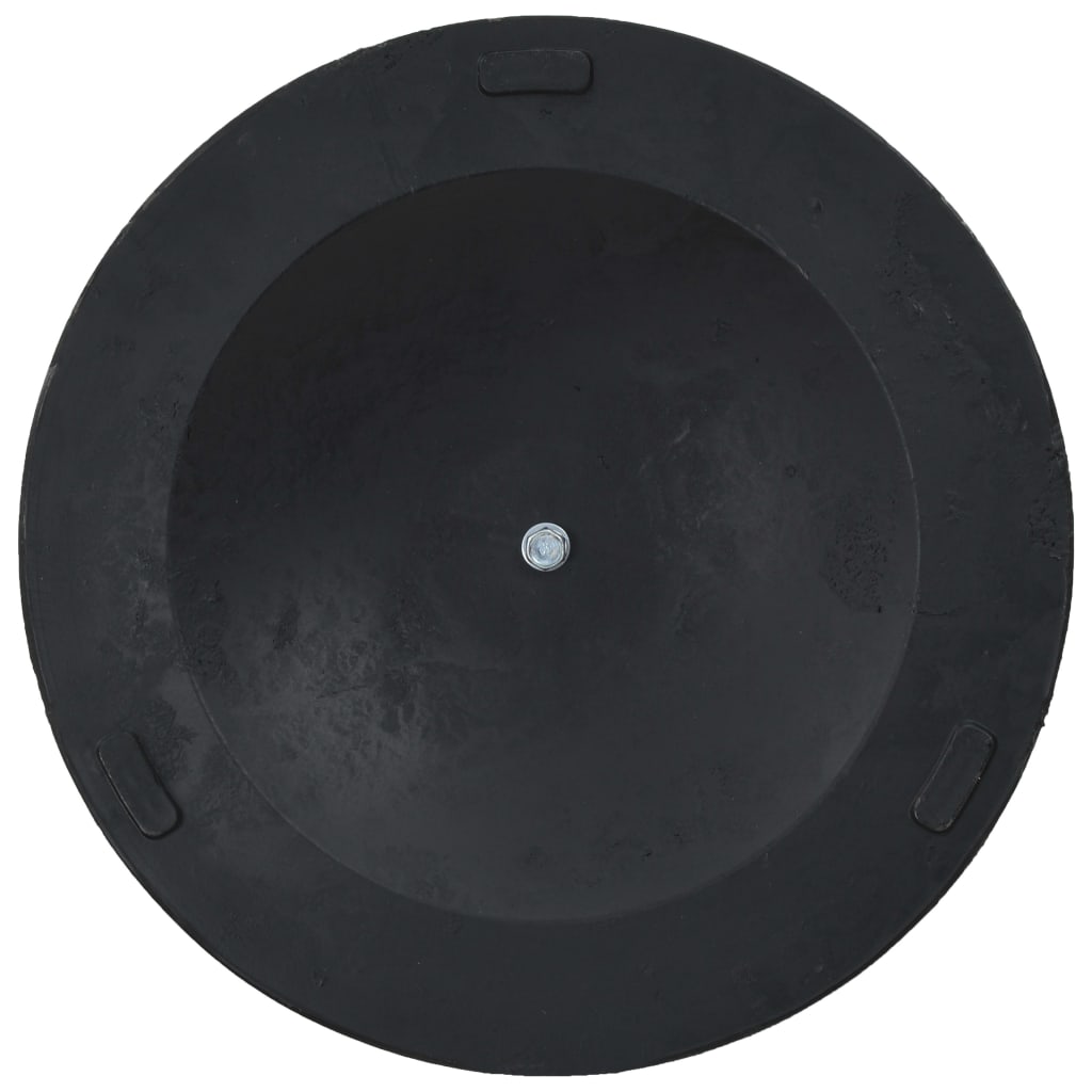 vidaXL Parasol Base Round Polyresin 13 kg Bronze