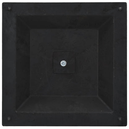 vidaXL Parasol Base Square Polyresin 12 kg Bronze