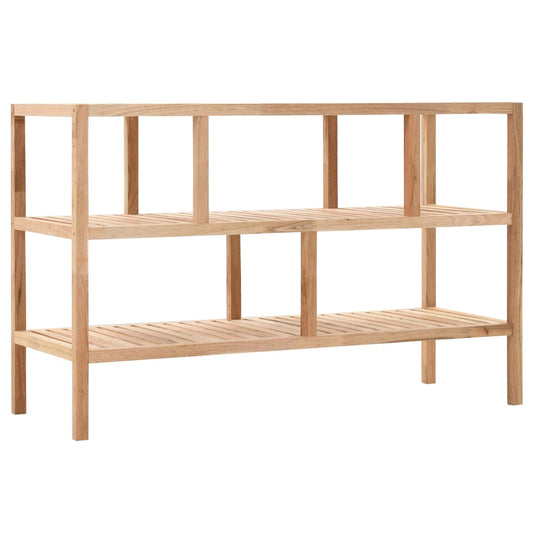 vidaXL Bathroom Shelf Solid Walnut Wood 100x40x65 cm