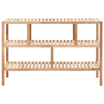 vidaXL Bathroom Shelf Solid Walnut Wood 100x40x65 cm