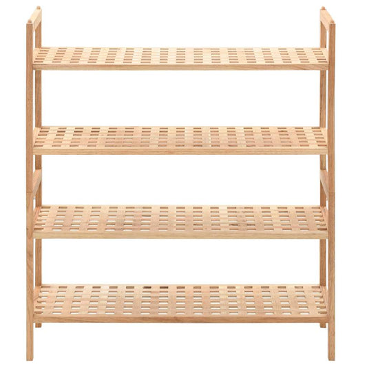 247103 vidaXL Shoe Rack Solid Walnut Wood 69x26x81 cm