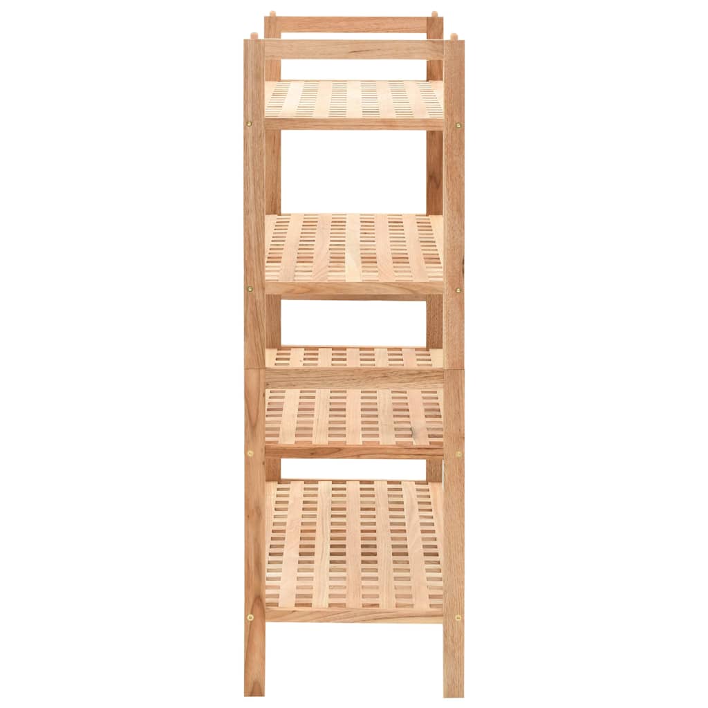 247103 vidaXL Shoe Rack Solid Walnut Wood 69x26x81 cm