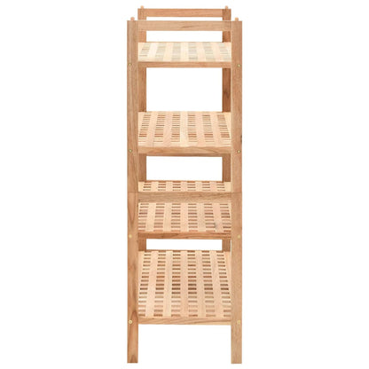 247103 vidaXL Shoe Rack Solid Walnut Wood 69x26x81 cm