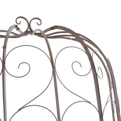 vidaXL Garden Bench | Antique Brown | Wrought iron | 95 cm | Tough