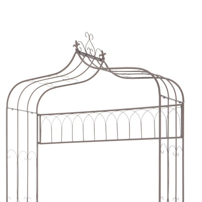 vidaXL Garden Bench | Antique brown | Wrought iron | Standard size for two