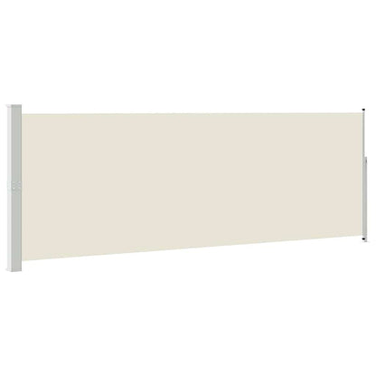 vidaXL Retractable Side Awning 160 x 500 cm Cream
