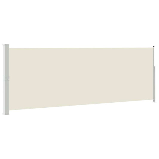 vidaXL Retractable Side Awning 160 x 500 cm Cream
