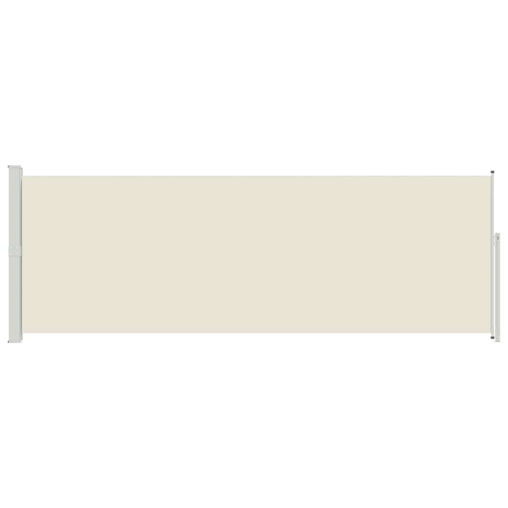 vidaXL Retractable Side Awning 160 x 500 cm Cream