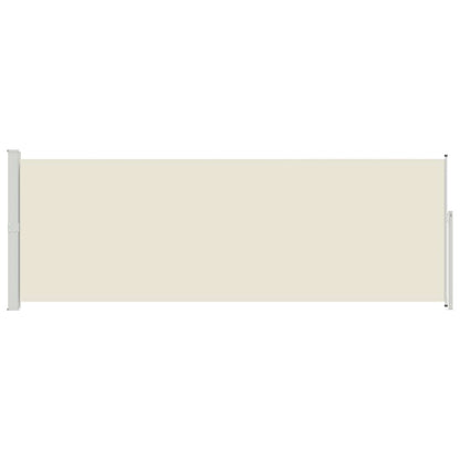 vidaXL Retractable Side Awning 160 x 500 cm Cream