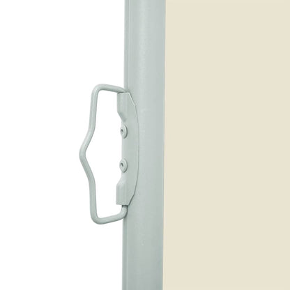 vidaXL Retractable Side Awning 160 x 500 cm Cream