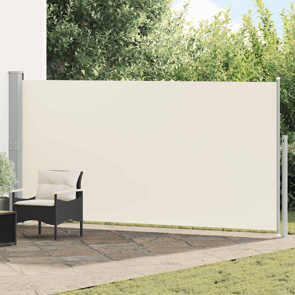 vidaXL Retractable Side Awning 160 x 514 cm Cream