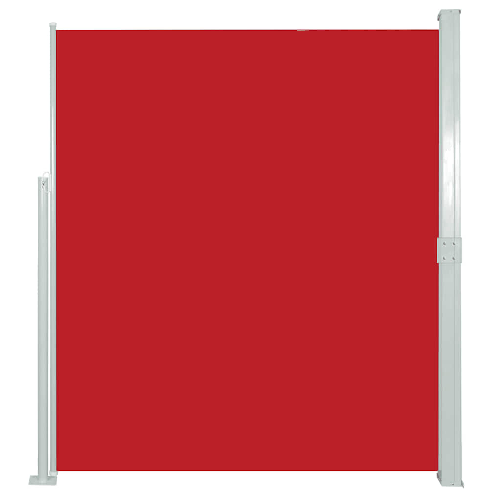vidaXL Retractable Side Awning 160 x 500 cm Red