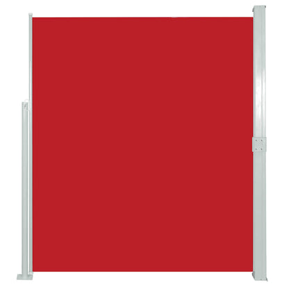 vidaXL Retractable Side Awning 160 x 500 cm Red