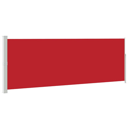 45463 vidaXL Retractable Side Awning 160 x 500 cm Red