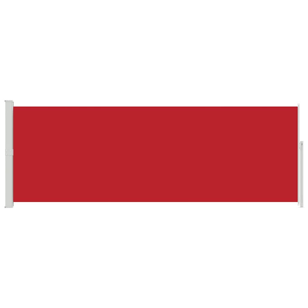 45463 vidaXL Retractable Side Awning 160 x 500 cm Red