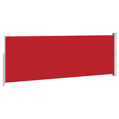 45463 vidaXL Retractable Side Awning 160 x 500 cm Red