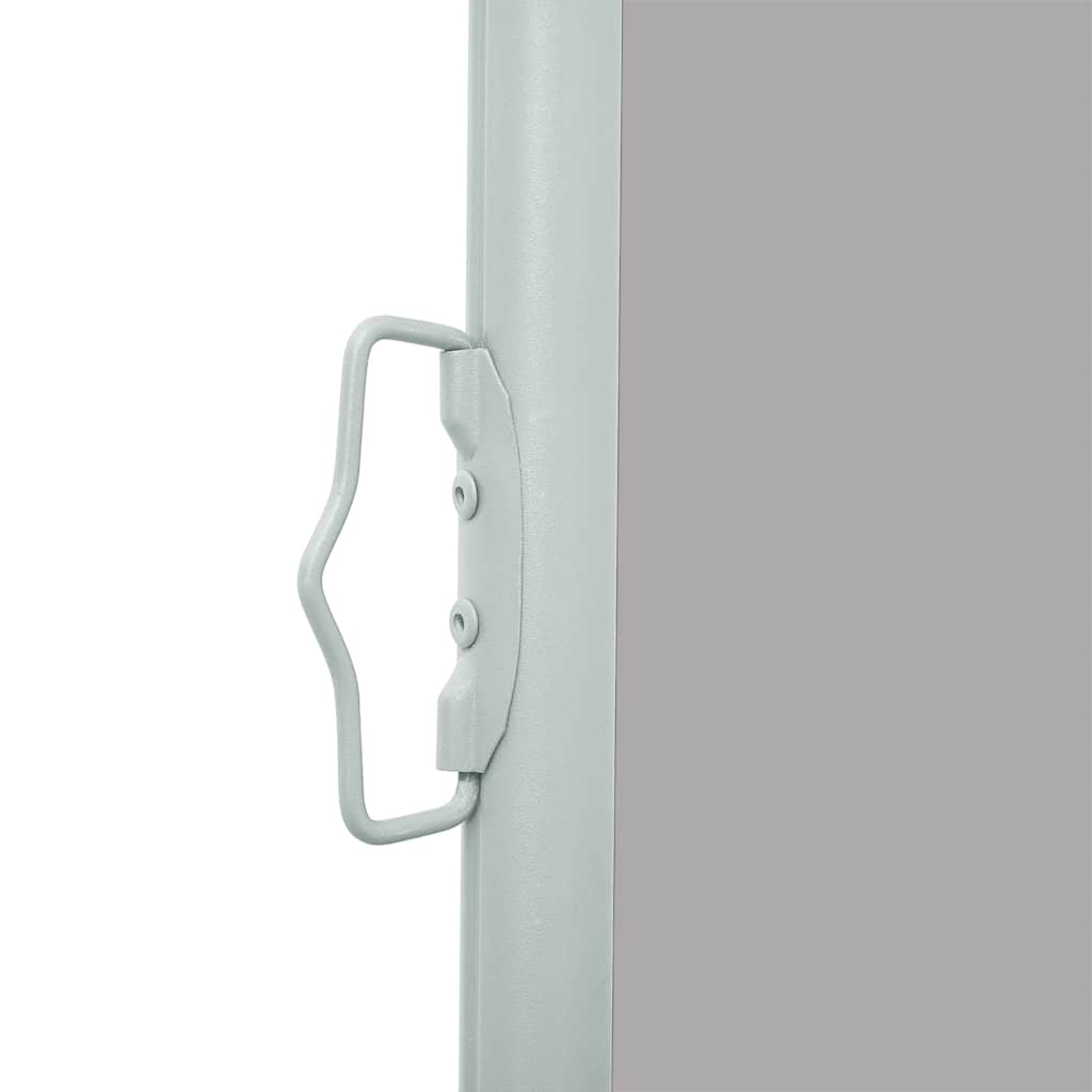 vidaXL Side Awning | Grey | Steel frame, 100% polyester fabric with PU coating