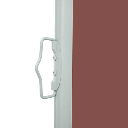 45465 vidaXL Retractable Side Awning 160 x 500 cm Brown