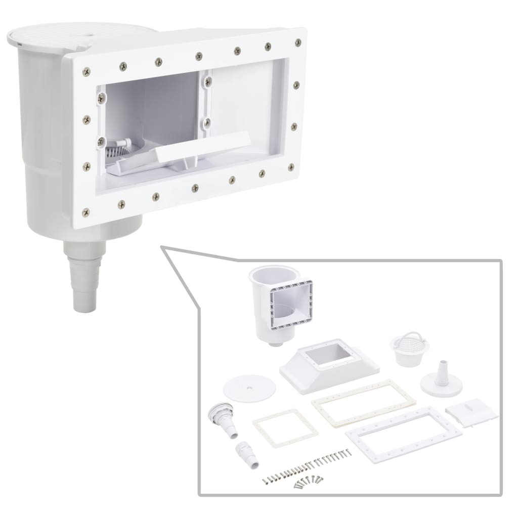 vidaXL 11 Piece Wide-mouth Pool Skimmer 34.3x25x30.5 cm